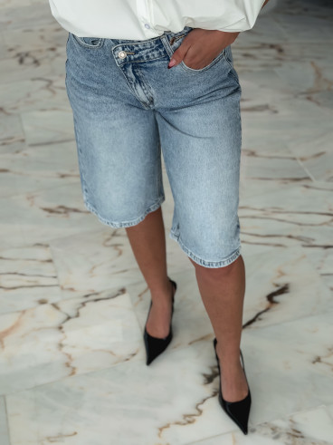 Bermuda en jeans Jeneva - Bleu