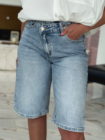 Bermuda en jeans Jeneva - Bleu