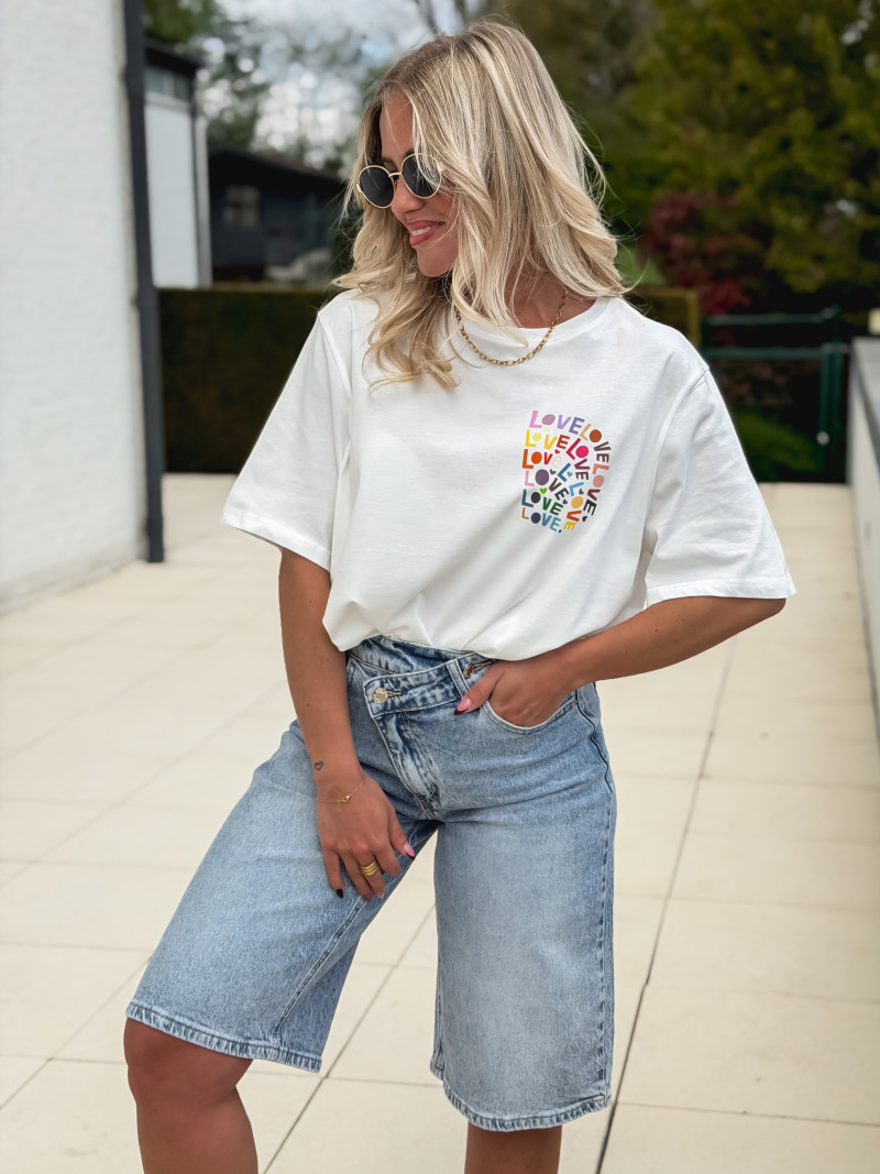 Bermuda en jeans Jeneva - Bleu