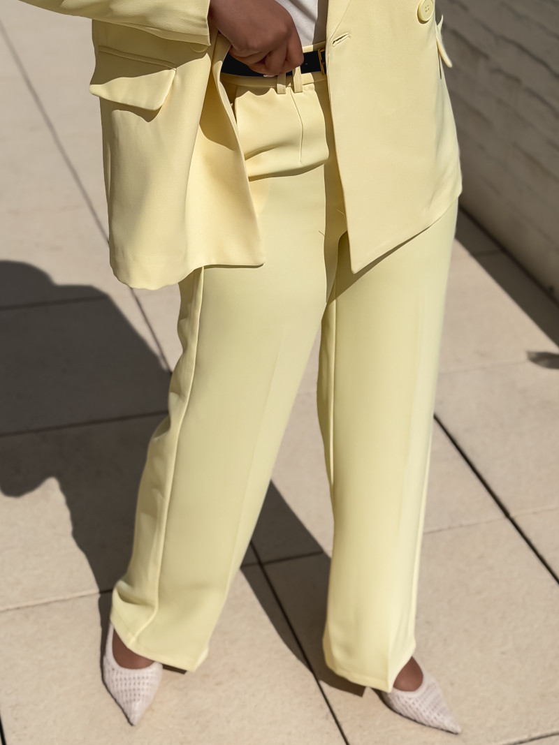Pantalon Nathalie - Jaune clair