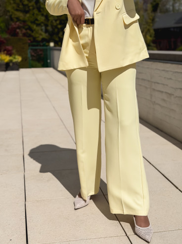 Pantalon Nathalie - Jaune clair