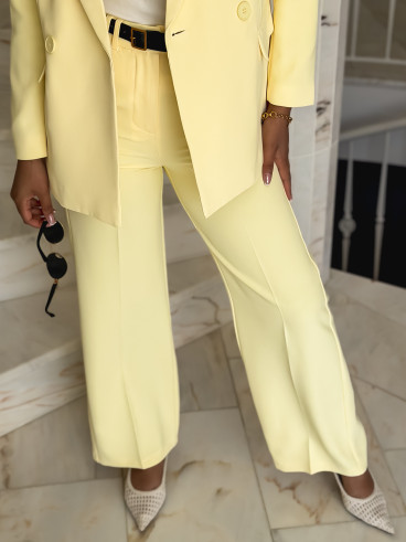 Pantalon Nathalie - Jaune clair