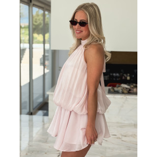 Robe courte Emelia - Rose