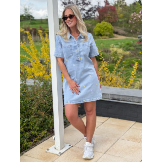 Robe en jeans Telma - Bleu clair