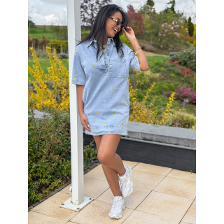 Robe en jeans Janie - Bleu clair