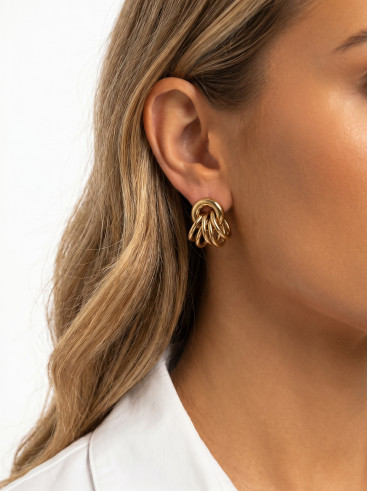 Boucles d'oreilles Ismérie - Doré