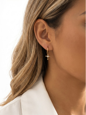 Boucles d'oreilles Ysilde - Doré