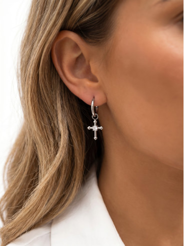 Boucles d'oreilles Ysilde - Argenté