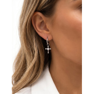 Boucles d'oreilles Ysilde - Argenté