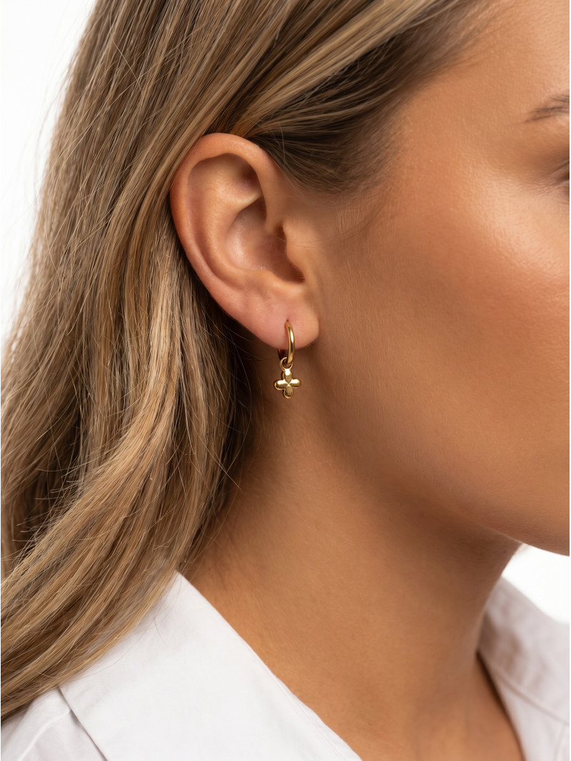 Boucles d'oreilles Elvirelle - Doré