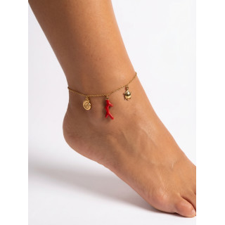 Chaine de cheville Ysoline - Doré