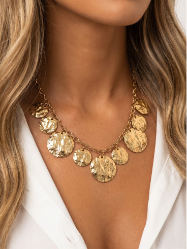 Collier Brunnera - Doré