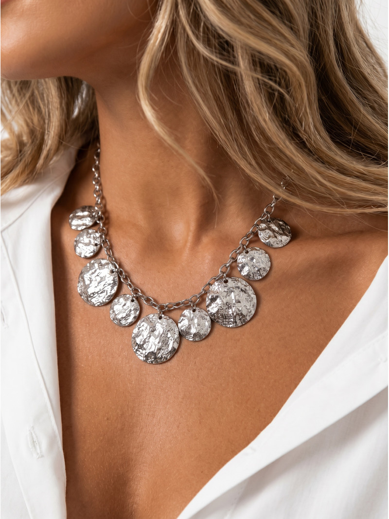 Collier Brunnera - Argenté