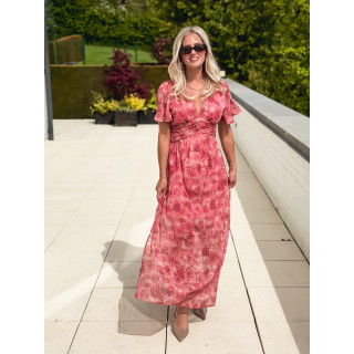 Robe longue Élixir - Rose