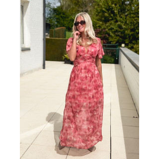 Robe longue Élixir - Rose