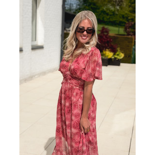 Robe longue Élixir - Rose