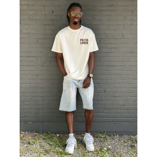 T-shirt "Pasta lover" - Blanc