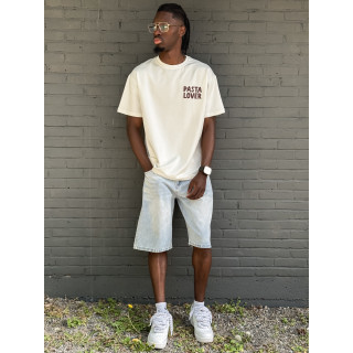 T-shirt "Pasta lover" - Blanc