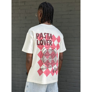 T-shirt "Pasta lover" - Blanc