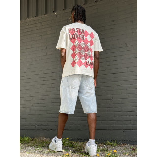 T-shirt "Pasta lover" - Blanc