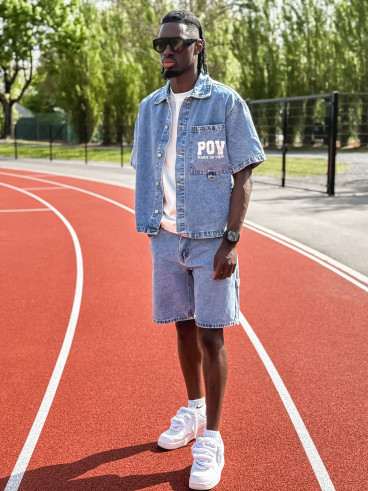 Ensemble en jeans Télio - Bleu