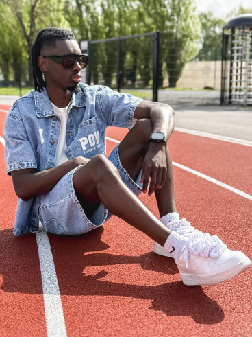 Ensemble en jeans Télio - Bleu