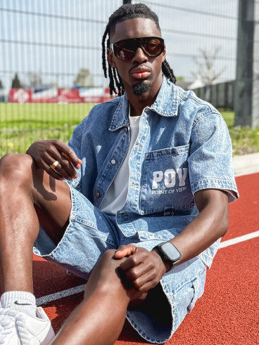 Ensemble en jeans Télio - Bleu