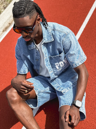 Ensemble en jeans Télio - Bleu