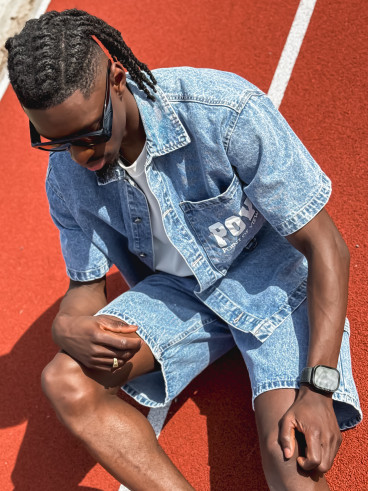 Ensemble en jeans Télio - Bleu