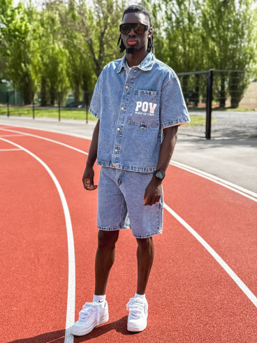 Ensemble en jeans Télio - Bleu