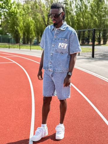 Ensemble en jeans Télio - Bleu