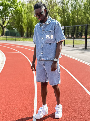 Ensemble en jeans Télio - Bleu