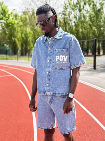 Ensemble en jeans Télio - Bleu