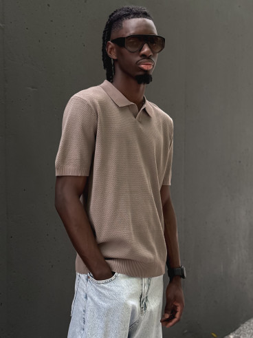 Polo Pascal - Taupe