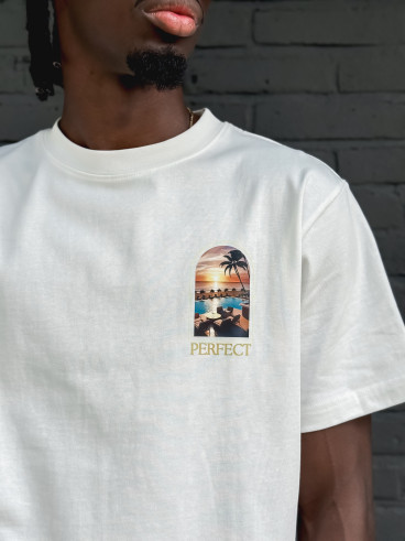 T-shirt "Perfect" - Blanc