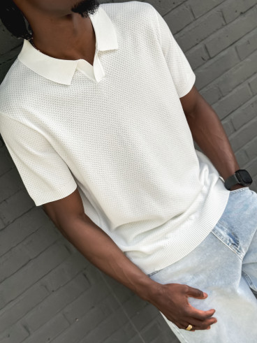 Polo Pascal - Blanc
