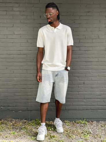 Polo Pascal - Blanc