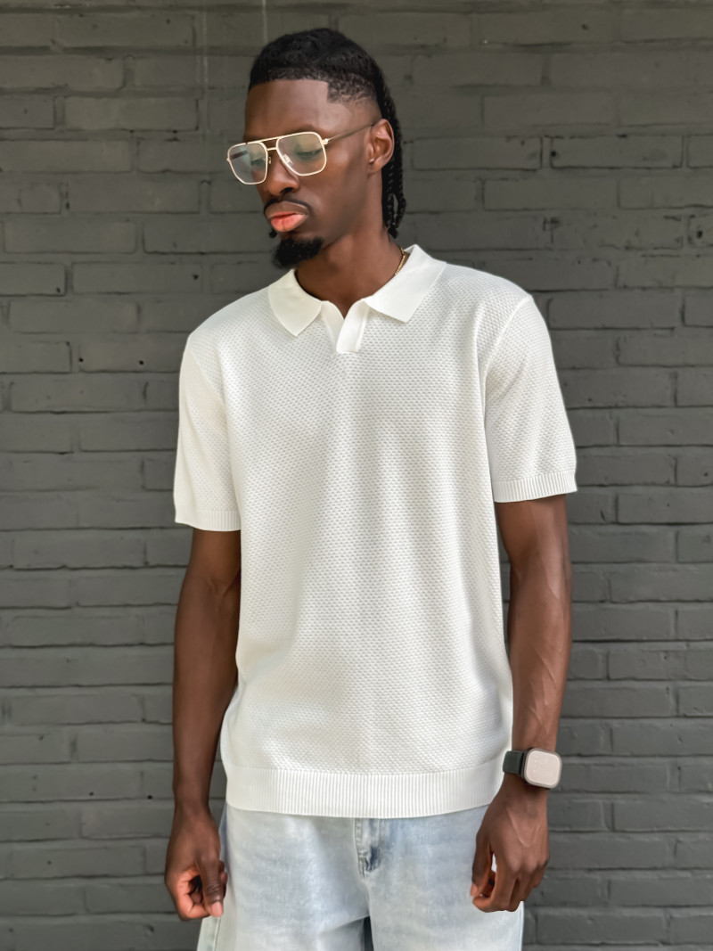 Polo Pascal - Blanc