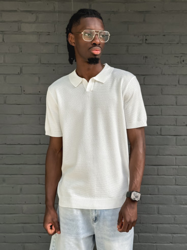 Polo Pascal - Blanc