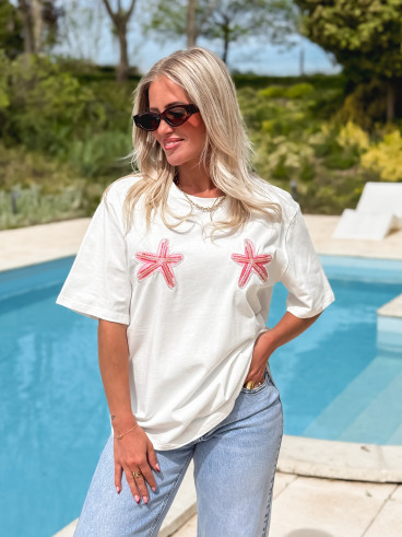 T-shirt Naëlys - Blanc