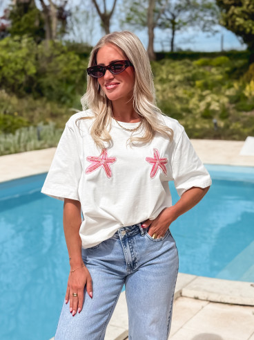 T-shirt Naëlys - Blanc