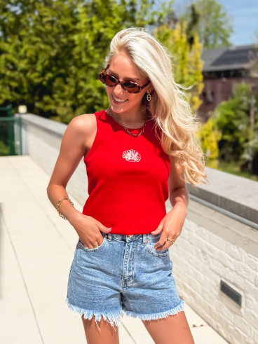Débardeur Cléane - Rouge