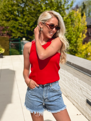 Débardeur Cléane - Rouge