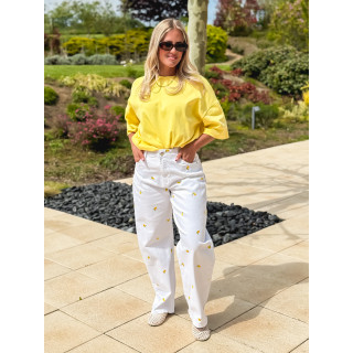 Jeans Limone - Blanc