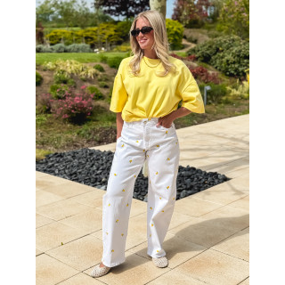 Jeans Limone - Blanc