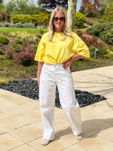 Jeans Limone - Blanc
