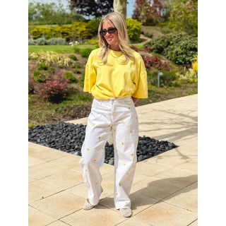 Jeans Limone - Blanc