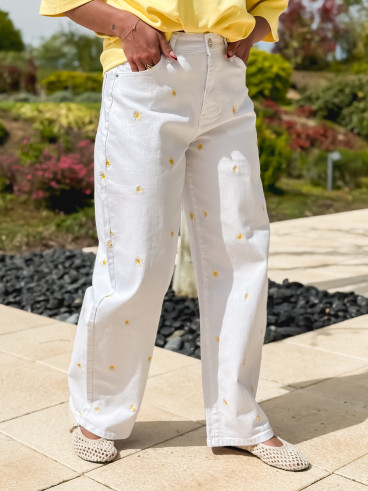 Jeans Ornella - Blanc