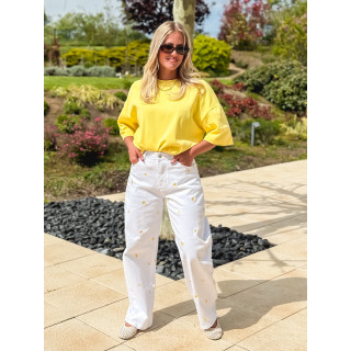 Jeans Ornella - Blanc