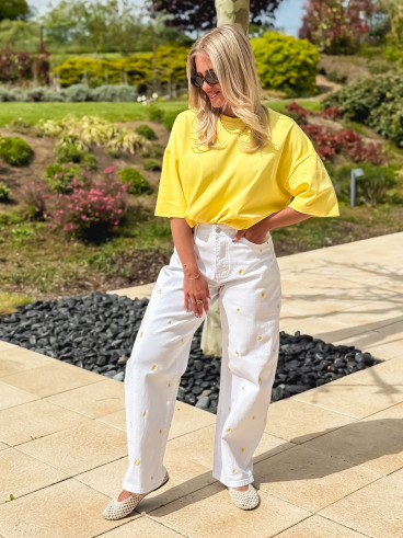 Jeans Ornella - Blanc